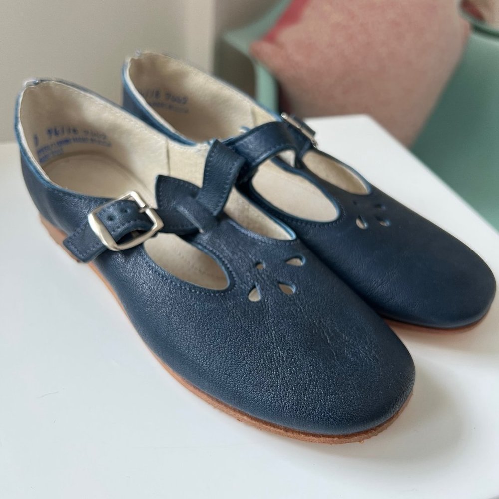 Mabo t-strap leather kids